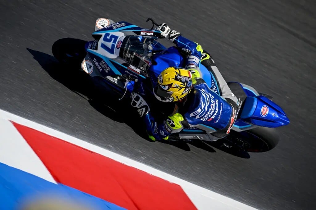 Aksi Fantastis Aldi Satya Mahendra Ukir Podium di World Supersport Misano 5