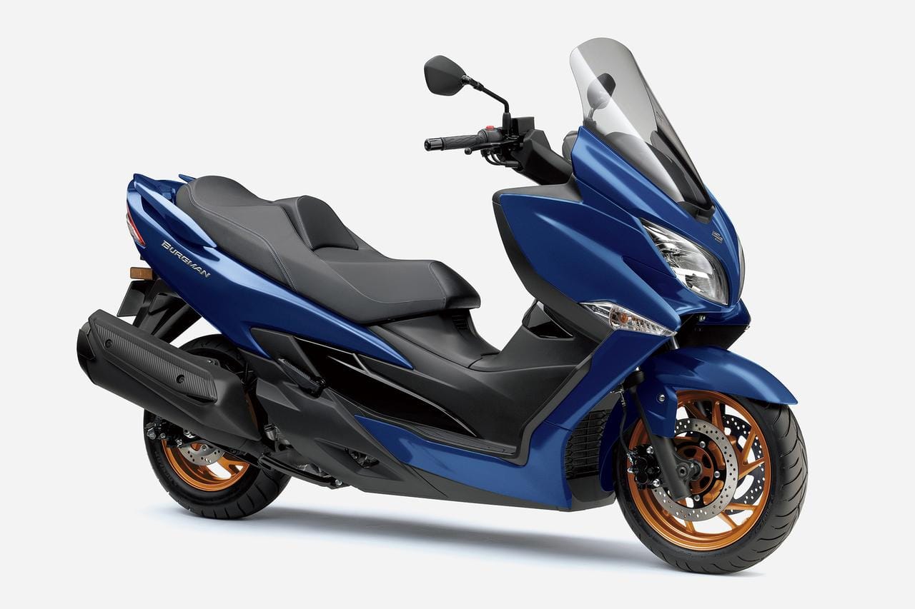 Bagian belakang dan jok Suzuki Burgman 400 ABS 2026