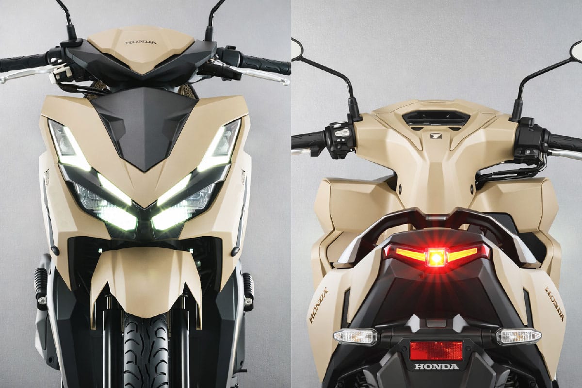 Honda Click 125 model lama sebagai perbandingan basis desain
