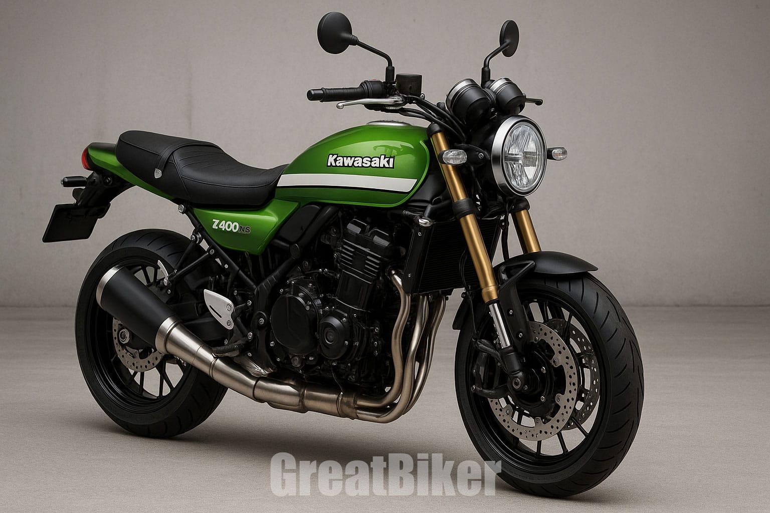 Konsep desain Kawasaki Z400RS dengan gaya retro klasik dan mesin empat silinder (Photo: Istimewa)