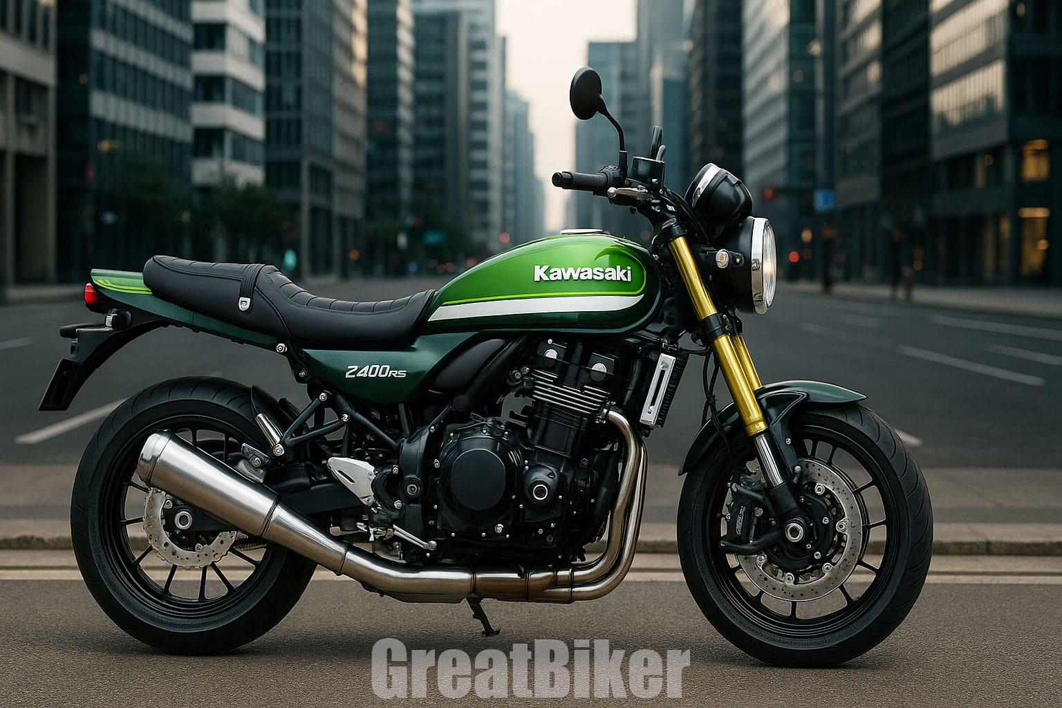 Konsep desain Kawasaki Z400RS dengan gaya retro klasik dan mesin empat silinder (Photo: Istimewa)