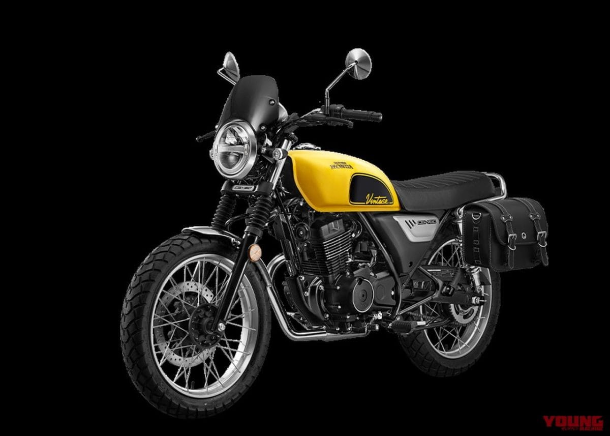Motor Honda CGX150 2026 bergaya retro klasik warna perak