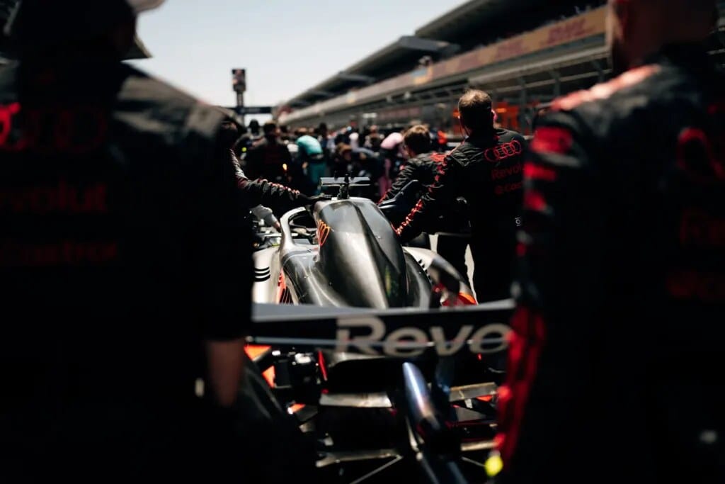 Nico Hulkenberg di F1 Barcelona