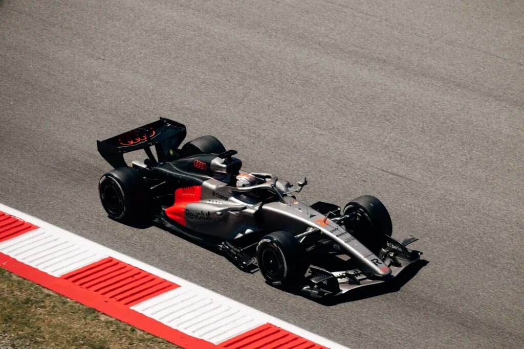Nico Hulkenberg di F1 Barcelona