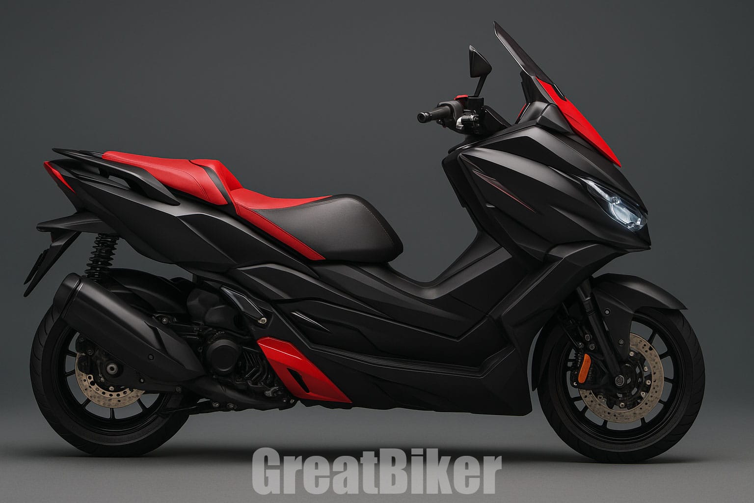 Render Suzuki Burgman 350 tampak depan