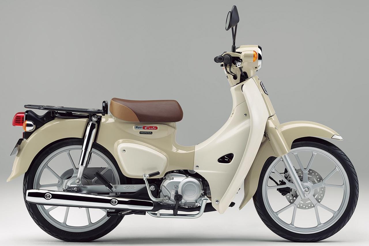 Roda 14 inci khusus pada Honda Super Cub 110 Pro 2026 untuk kestabilan membawa muatan