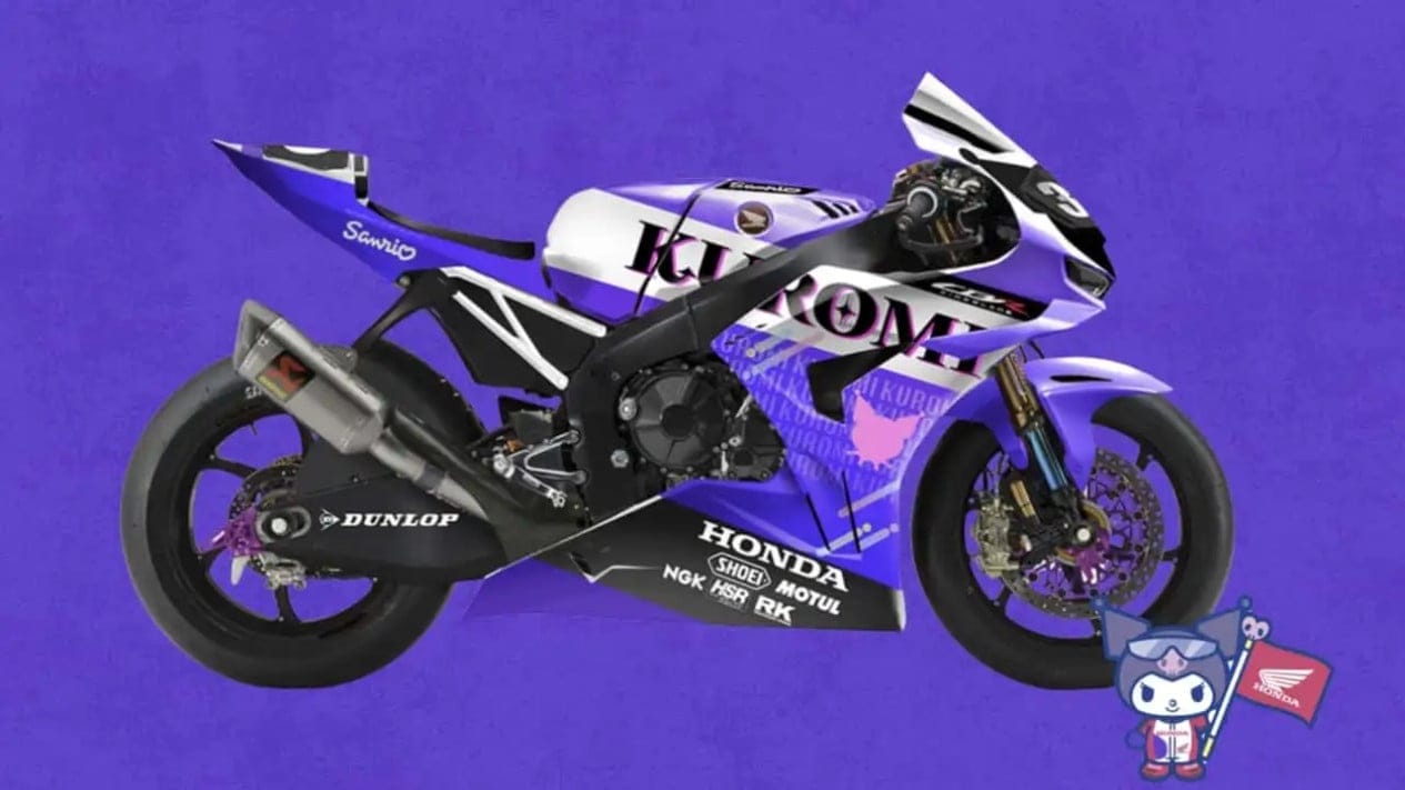 Motor Balap Honda CBR1000RR-R Tinggalkan Kesan Garang Demi Karakter Imut Sanrio