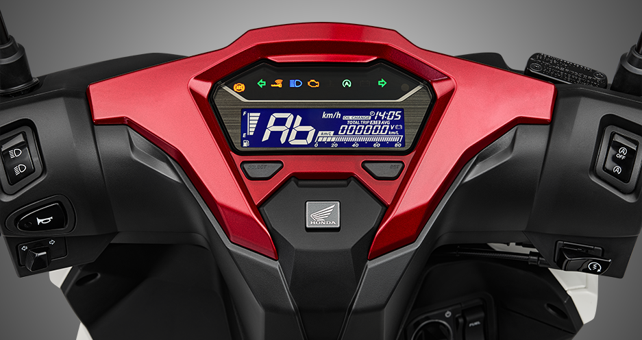 Tampilan depan Honda Air Blade 160 2026 yang sporty dengan lampu LED (Photo: Honda)