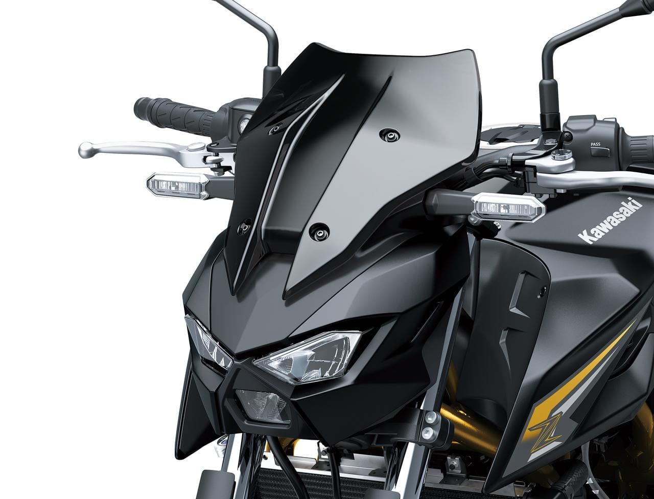 Tampilan samping Kawasaki Z650S 2026 yang lebih berotot