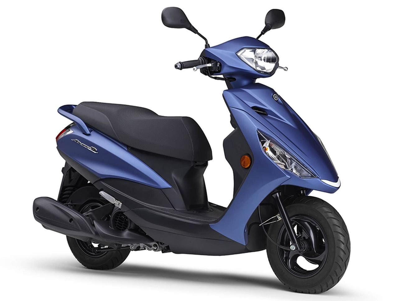 Tampilan samping Yamaha Axis Z 2026 warna biru matte (Photo: Yamaha)