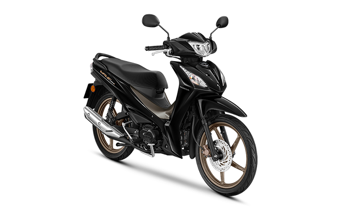 Warna hitam elegan Honda Wave 110 terbaru (Photo: Honda)